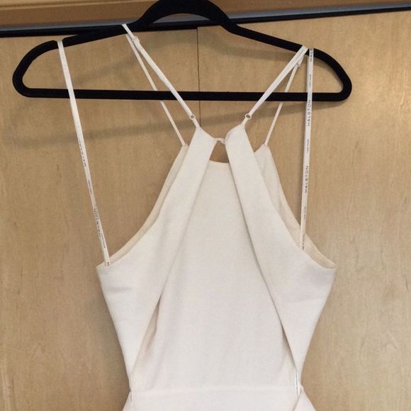 Halston Heritage Cutout Back Halter Gown - Picture 6 of 10